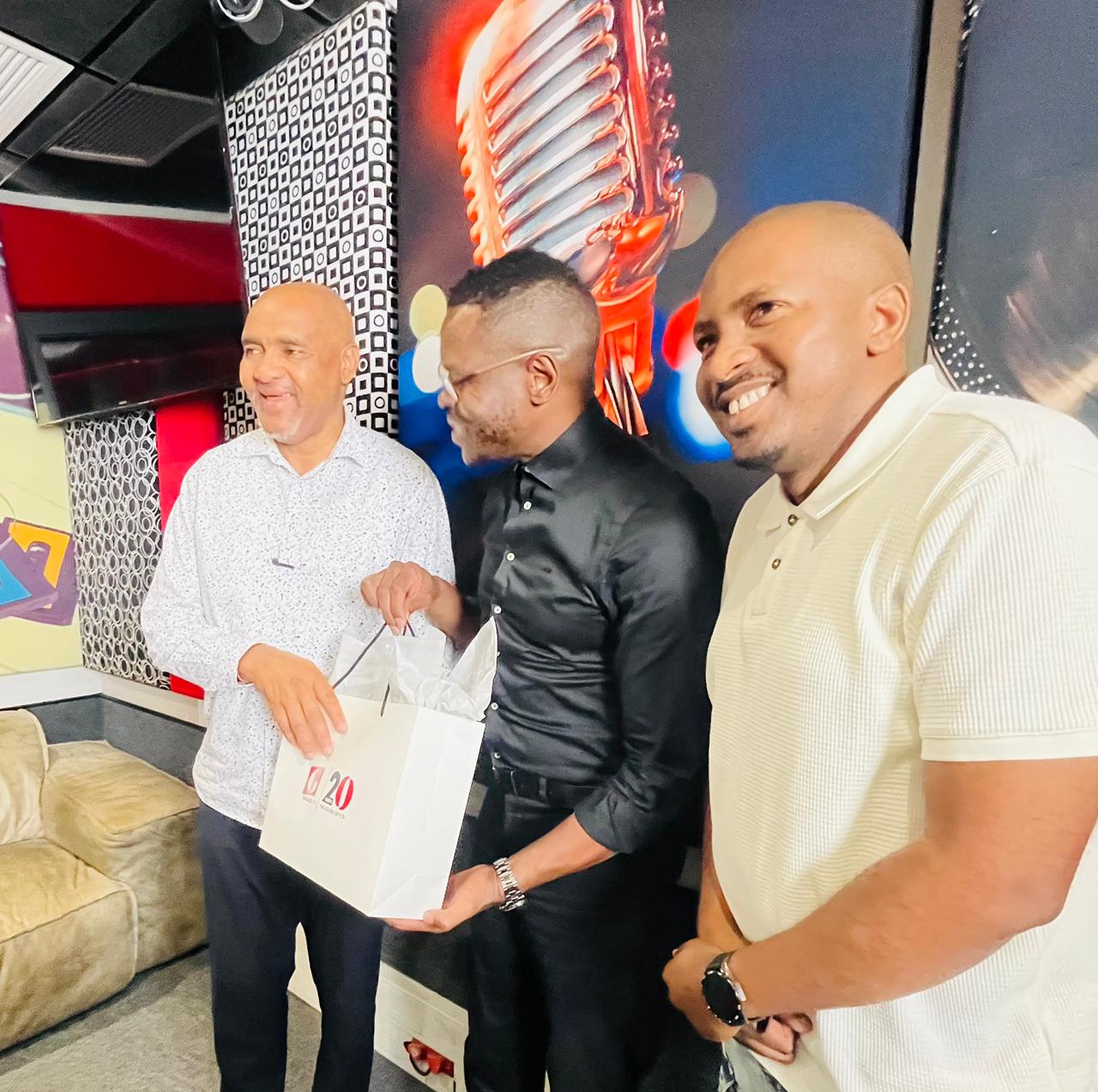 Mayor at Gagasi FM studio