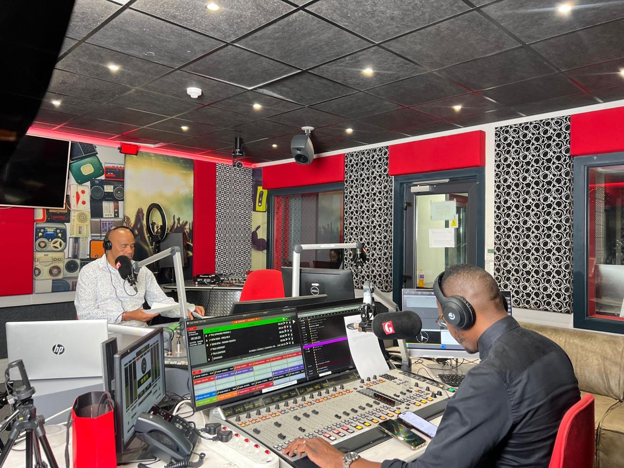 Mayor at Gagasi FM studio