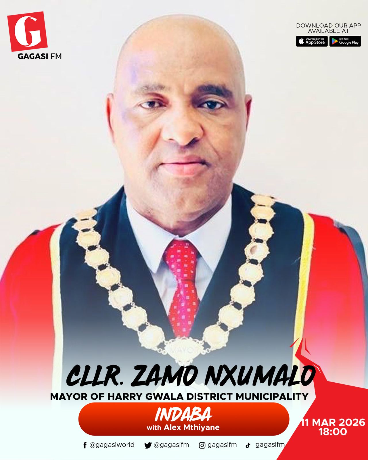 Cllr. Zamo Nxumalo - Mayor of Harry Gwala District Municipality on Gagasi FM Indaba with Alex Mthiyane